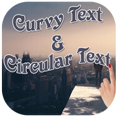 Curve Text on Photos : Circular Text on Photos icon