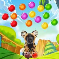 African Wild Dog Bubble Shooter