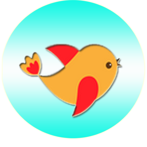 jumping little bird game icon