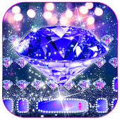 Purple Diamond Keyboard icon