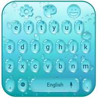 blue drop keyboard theme