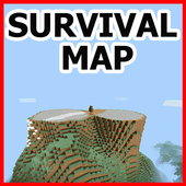 Survival island Minecraft map أيقونة