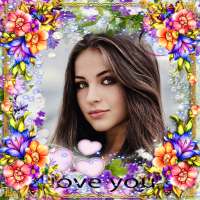 Lovely Flower Photo Frame