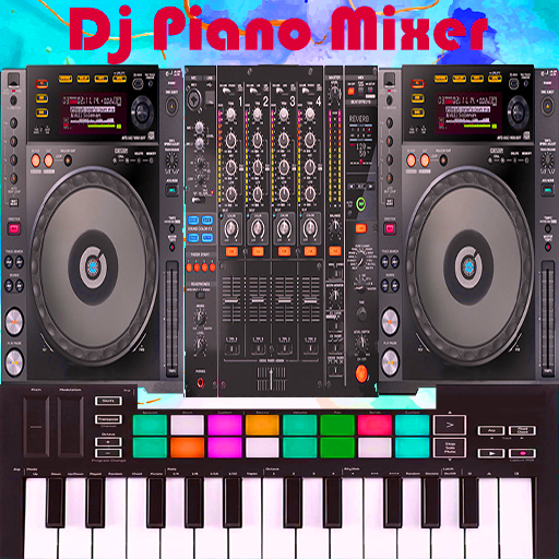 DJ Mixer piano virtual music icon
