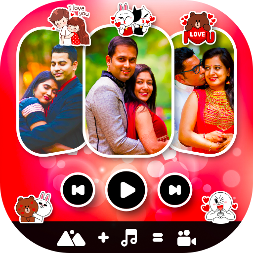 Love Video Maker With Music icon