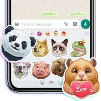 Funny Animal Stickers - Add to Chats App (Free)