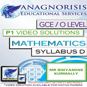 Video Solutions CIE O Level Maths D Paper 1 icon