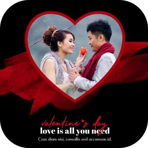 Valentine Day Photo Frame 2021 icon