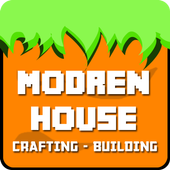 Modren House Crafting Building Pocket Edition icon