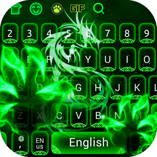 Green Dragon Keyboard Theme icon