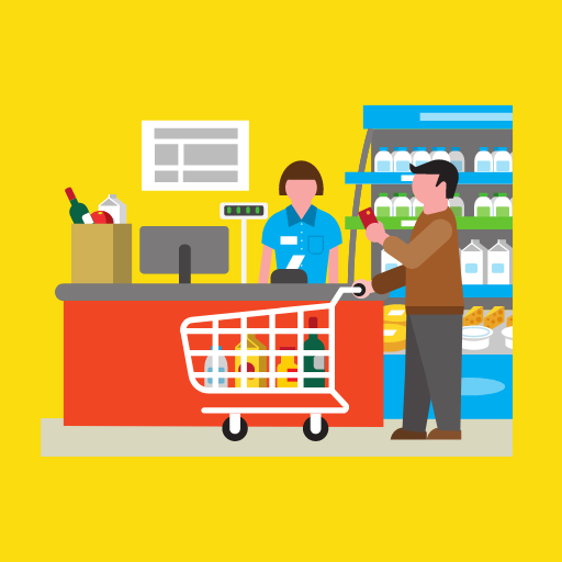Supermarket Manager Simulation Game icon