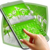 स्नोड्रोप कीबोर्ड थीम आइकन