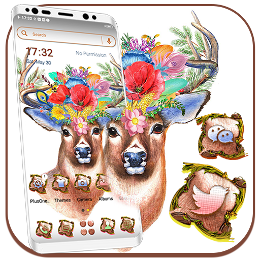 Deer Art Launcher Theme icon