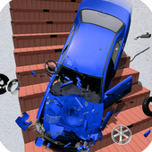 Beamng Drive Death Stair Car Crashes icon