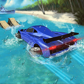 Floating Water Car Race icon