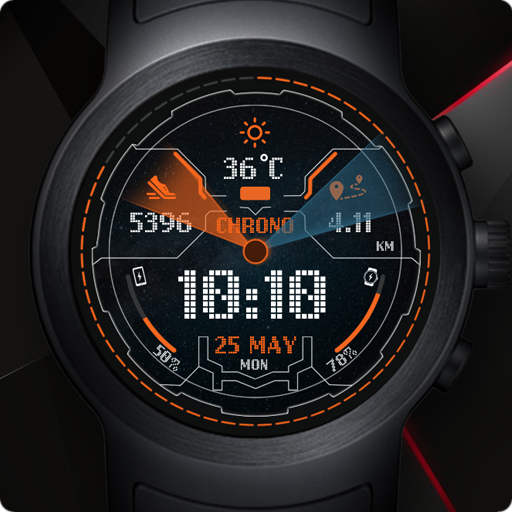 Nimbus Watch Face &amp; Clock Live Wallpaper icon