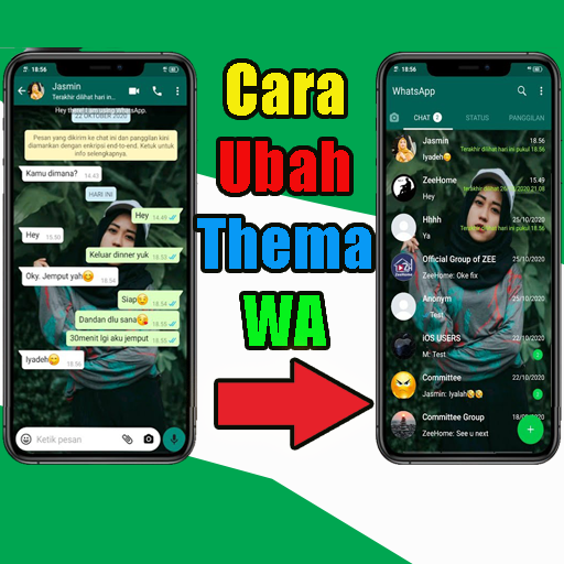 Cara Ganti Background WA Baru icon