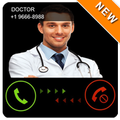 fake doctor call icon