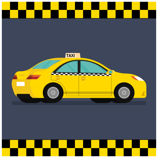 ZigZag Tap Tap Taxi - Blocky Road Taxi Games 2020 icon