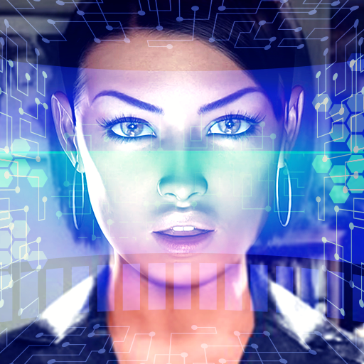 Girl robot prank for adults icon