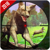 Wild Wolf Safari Animal Sniper Hunting Game icon