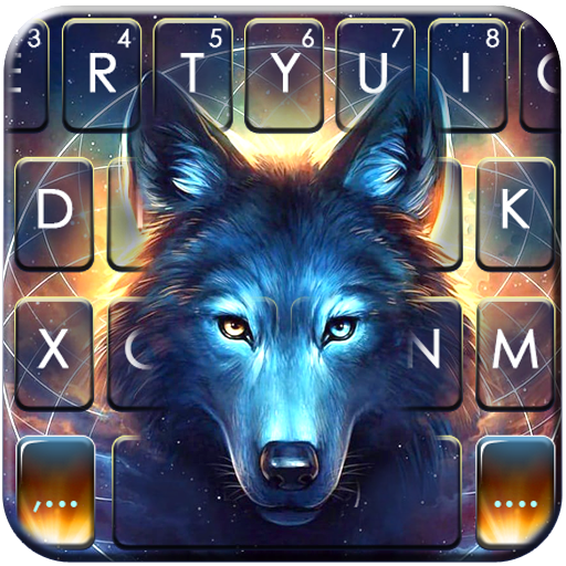 Dreamcatcher Night Wolf Keyboard Theme icon