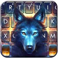 Dreamcatcher Night Wolf Keyboard Theme