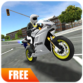 Police Bike: City Motorbike Driving Simulator Game icon