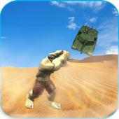 Angry Monster Hero vs Army Helicopter Tanks Battle