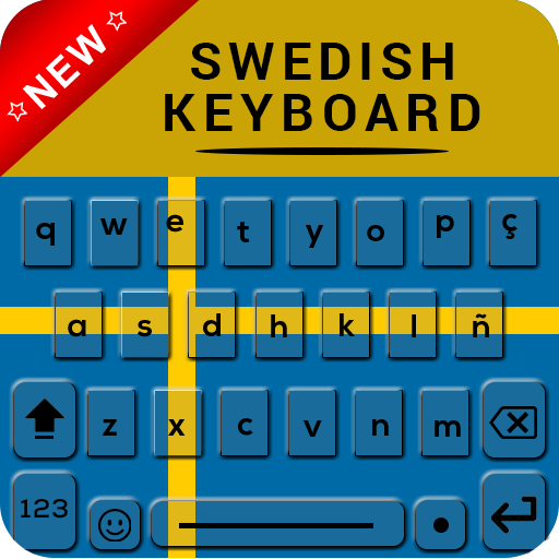 Swedish Keyboard for android with English Letters icon