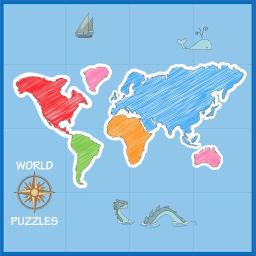 World Map Puzzle icon
