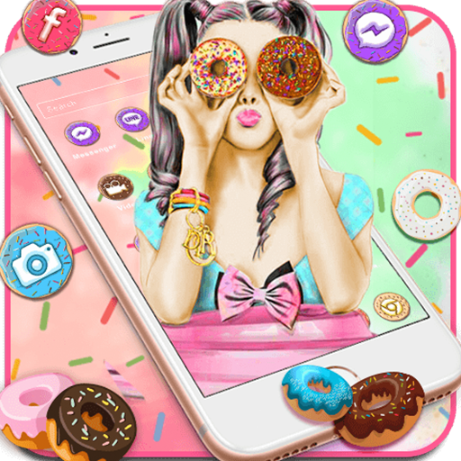 Donut, Girl-Motive HD-Wallpaper icon
