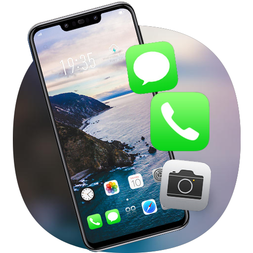 Nature Sea cliff view theme for Jio phone 3 icon