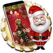 luxuriant christmas tree theme gift wallpaper on 9Apps