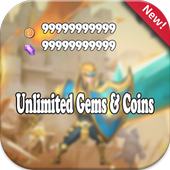 Cheats: Lords Mobile Unlimited Gems &amp; Coins Prank icon