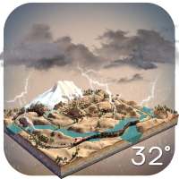 3D Real-time Weather on Mount.