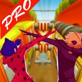Ladybug Subway Miraculous Surfer icon