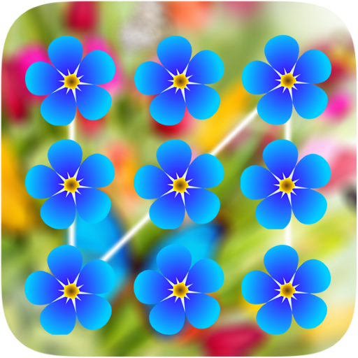 Spring Flowers Pattern Lock Screen icon