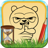Time Draw for Panda Kung Fu icon