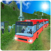 هيل حافلة سياحية محاكي أيقونة