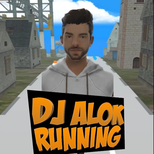 DJ Alok running icon