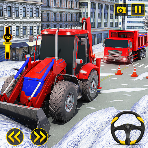Snow Excavator - Snow Games icon