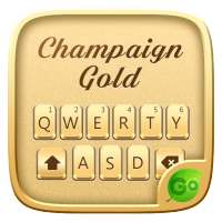 Champaign Gold Go Keyboard Theme on 9Apps