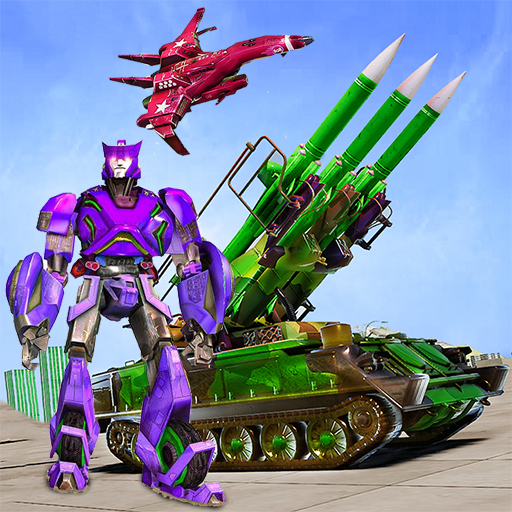 Transformasi Mobil Helikopter Robot - Game Robot icon