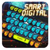 Smart  Digital Keyboard Theme