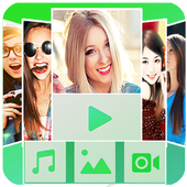 Photo To Video Maker With Music - New Video Editor icon