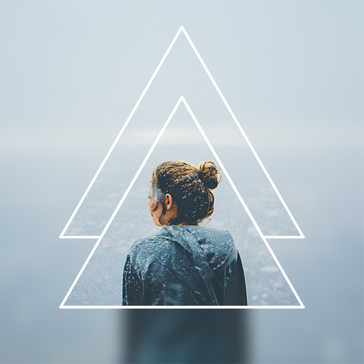 PIP Shapes - Geometry camera magic collage blur icon