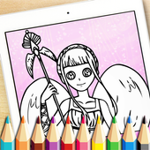 Manga Angel Drawing icon