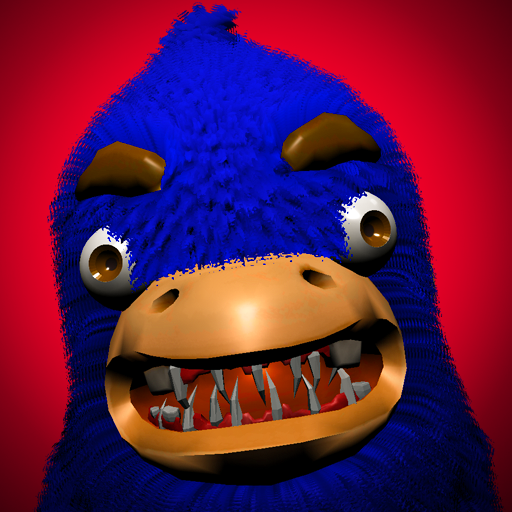 Blue Monster Fur Horror Boo icon