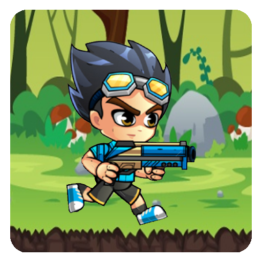 Cool Boy Run with Gun icon